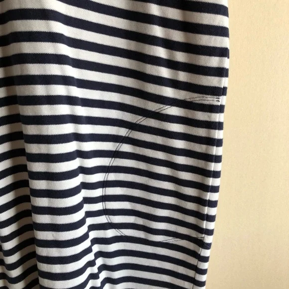 ATM navy and white v-neck stripe shift dress - Picture 3 of 6